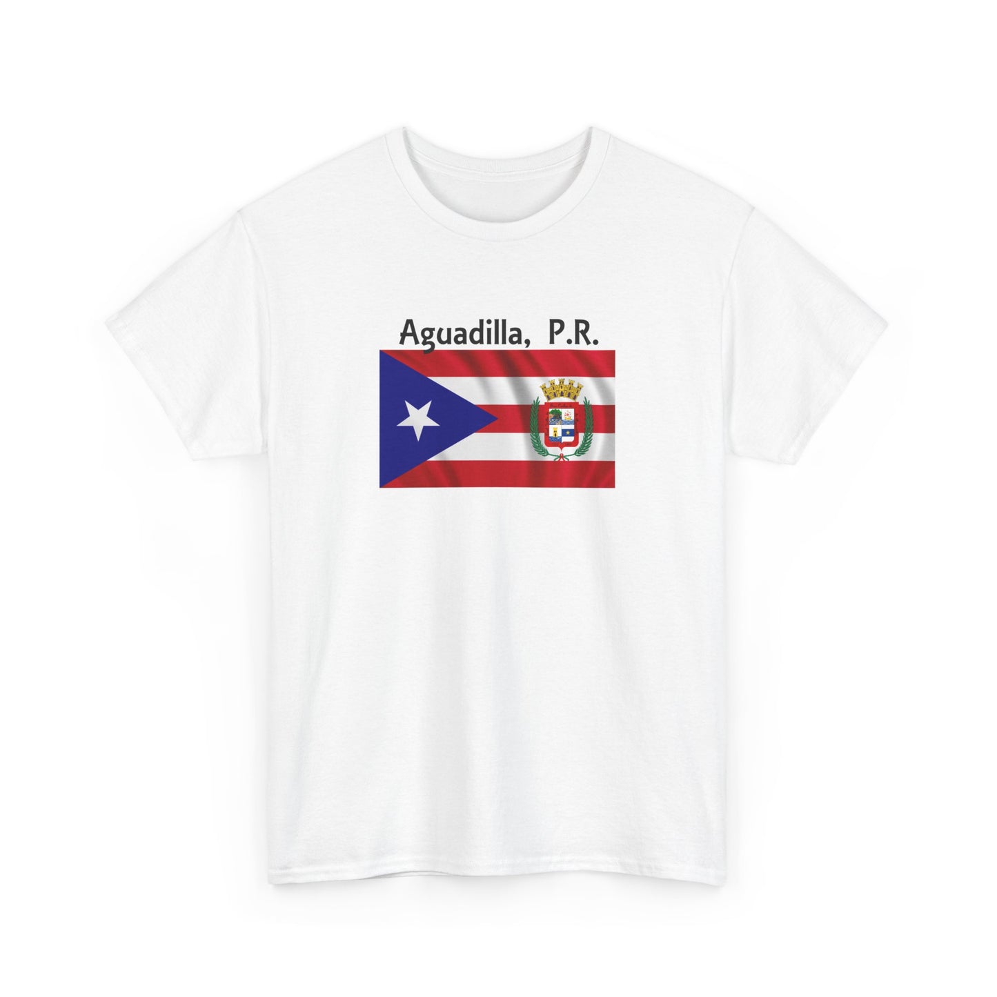 Aguadilla, Puerto Rico, Unisex Heavy Cotton Tee