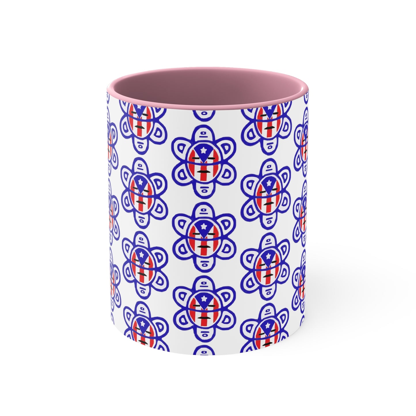 P.R. Flag Sun, Accent Coffee Mug, 11oz