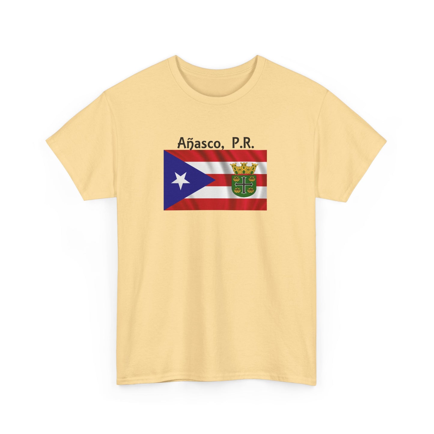 Añasco, Puerto Rico, Unisex Heavy Cotton Tee