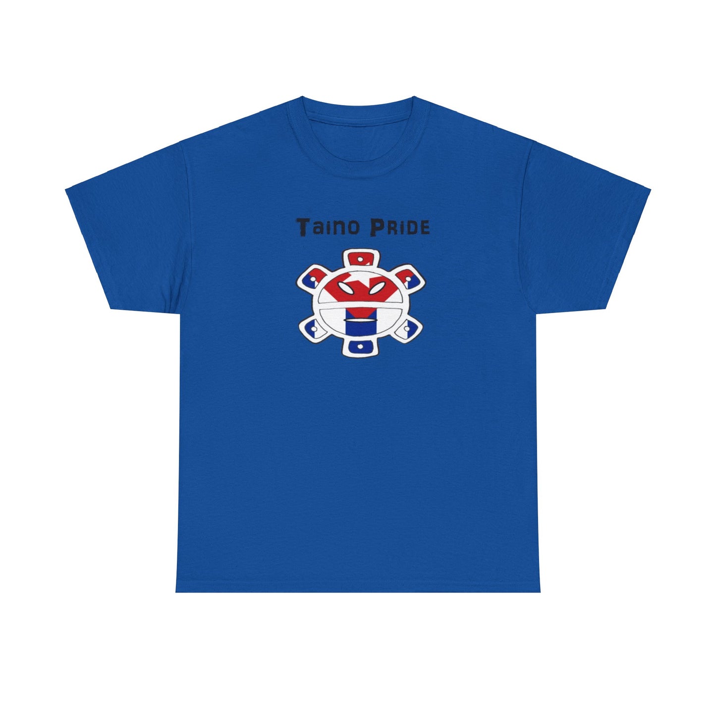 Cuban Flag Taino Pride, Unisex Heavy Cotton Tee