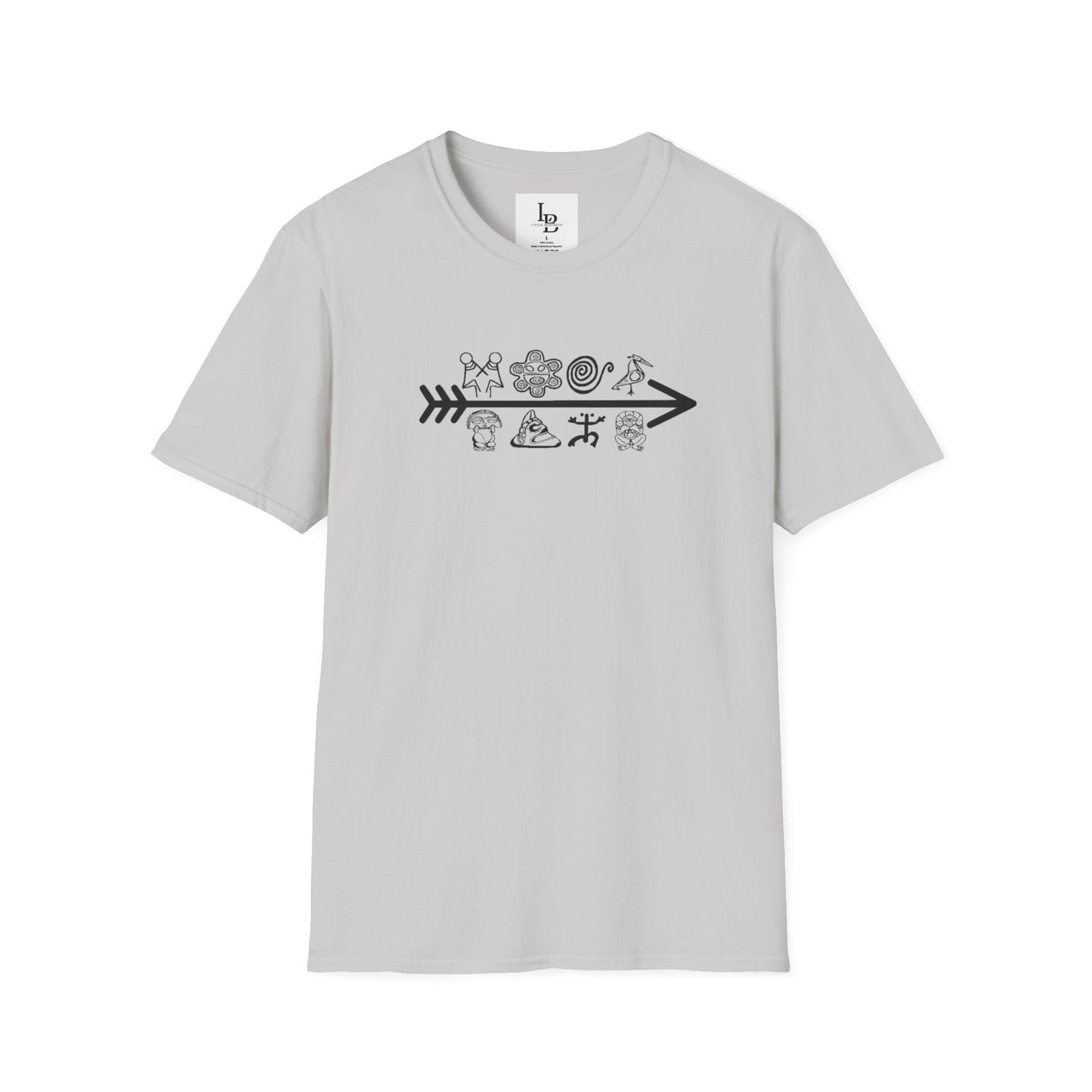 Arrow and Symbols, Unisex Softstyle T-Shirt