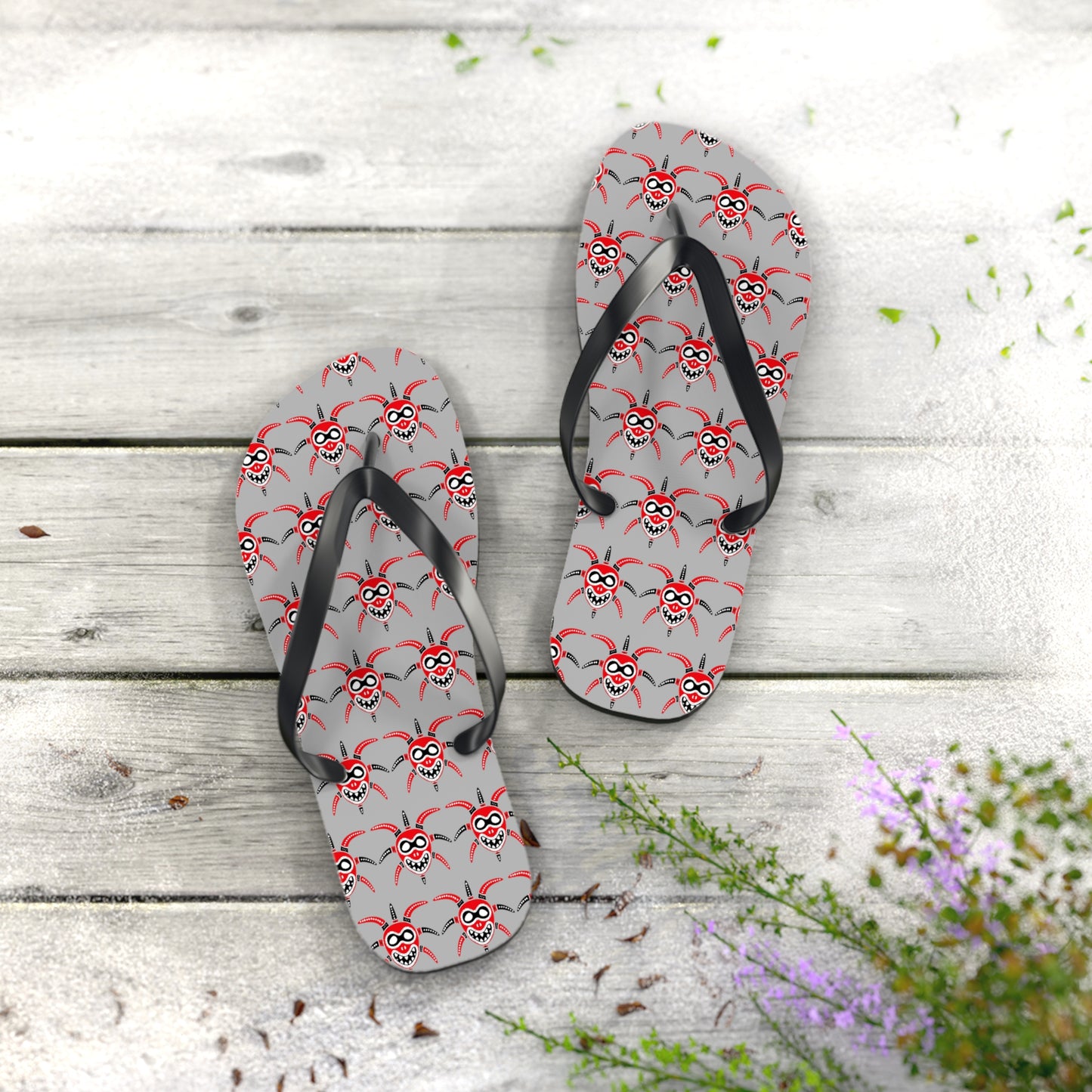 Black and Red Vejigante, Flip Flops