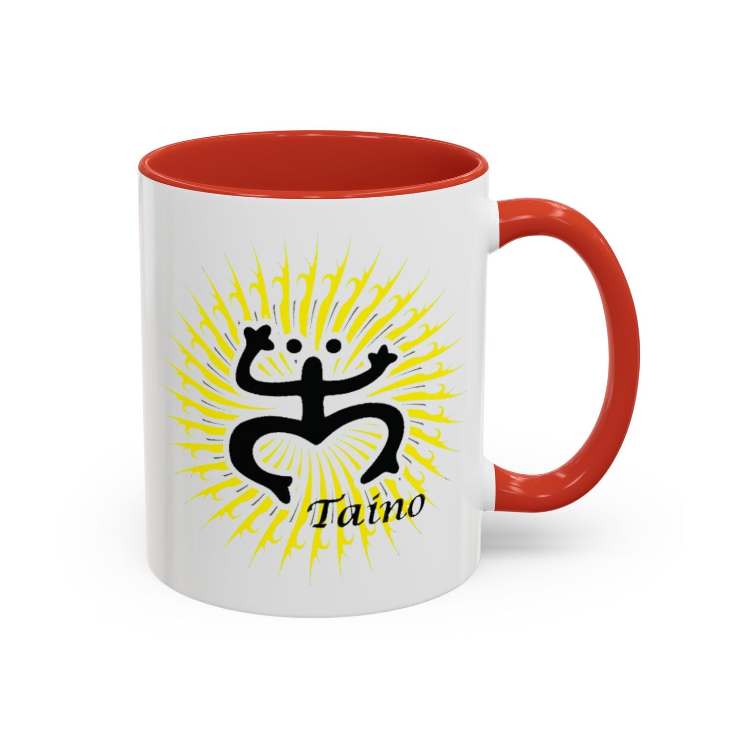Taino Coqui Sun Colorful Accent Mugs, 11oz