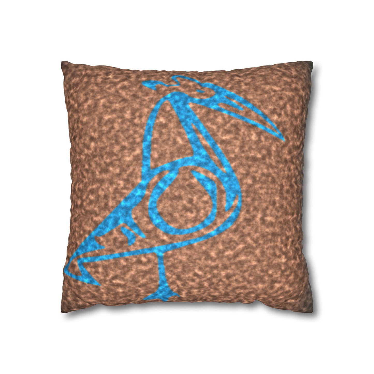 Taino Symbols 2 pillow cover, Spun Polyester Square Pillowcase