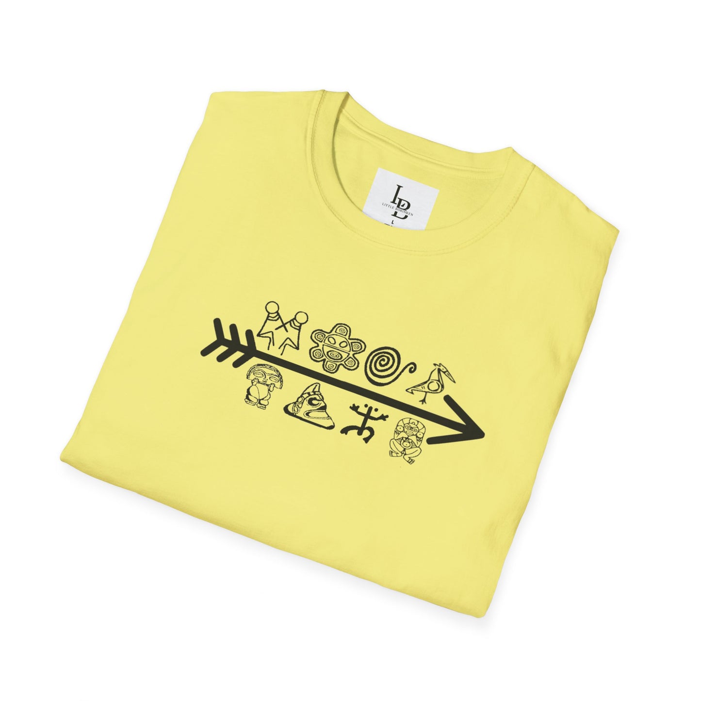 Arrow and Symbols, Unisex Softstyle T-Shirt
