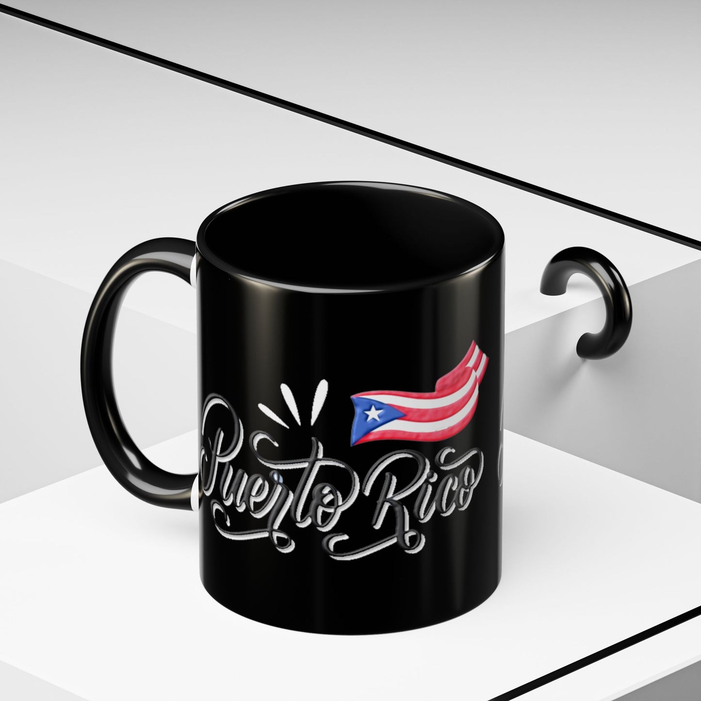 Puerto Rico, Colorful Accent Mugs, 11oz