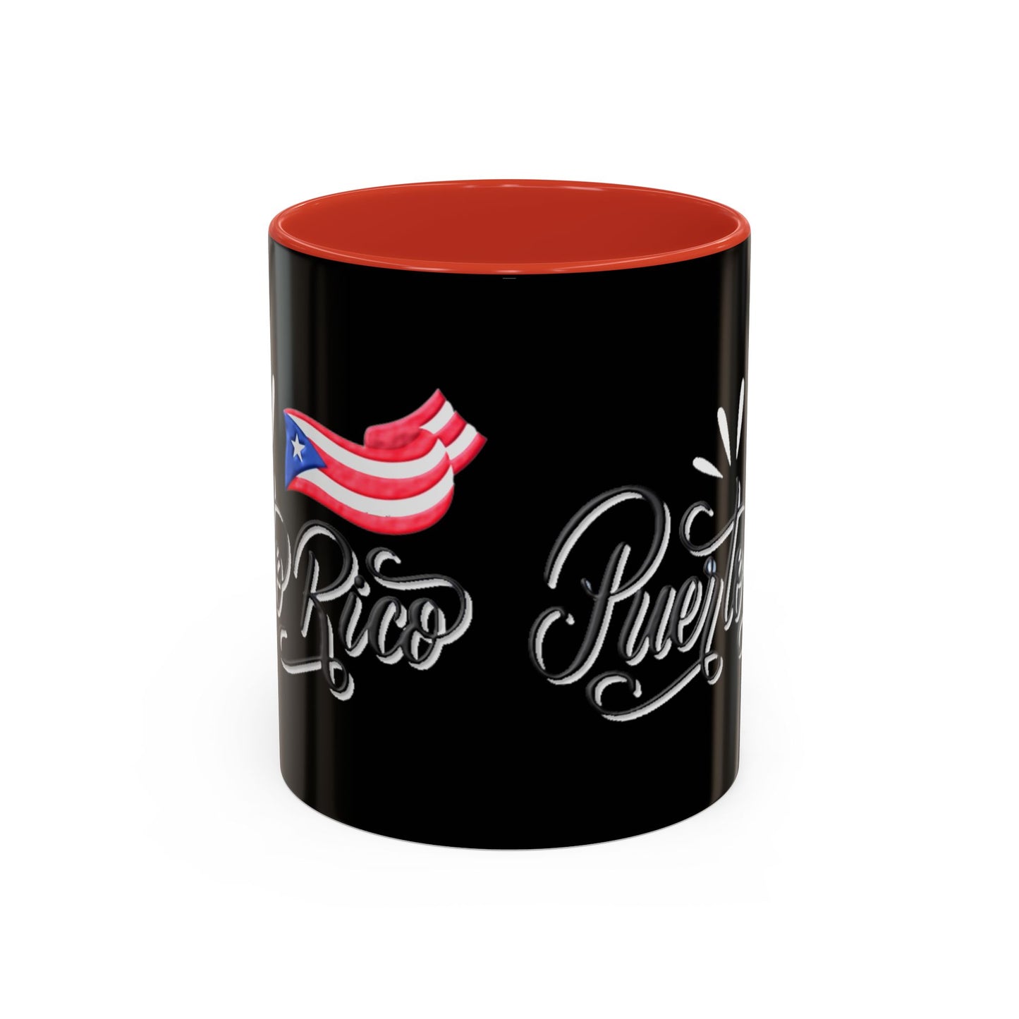 Puerto Rico, Colorful Accent Mugs, 11oz
