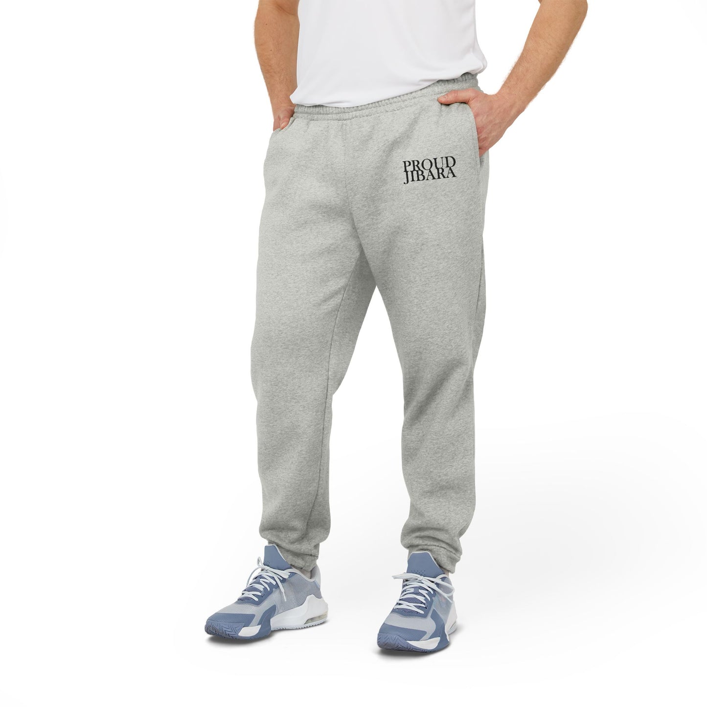 PROUD JIBARA, Cozy Unisex Fleece Joggers - Ideal for Athleisure, Workout, Loungewear, Travel, Gifts for Him/Her