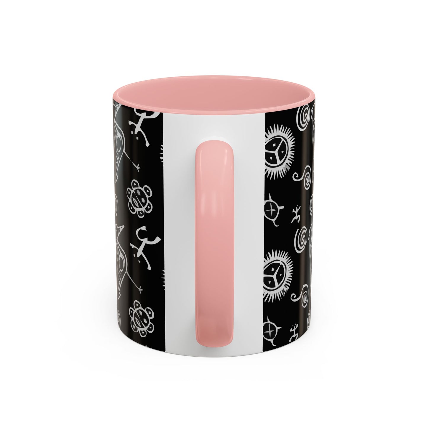 Taino Symbols, Colorful Accent Mugs, 11oz