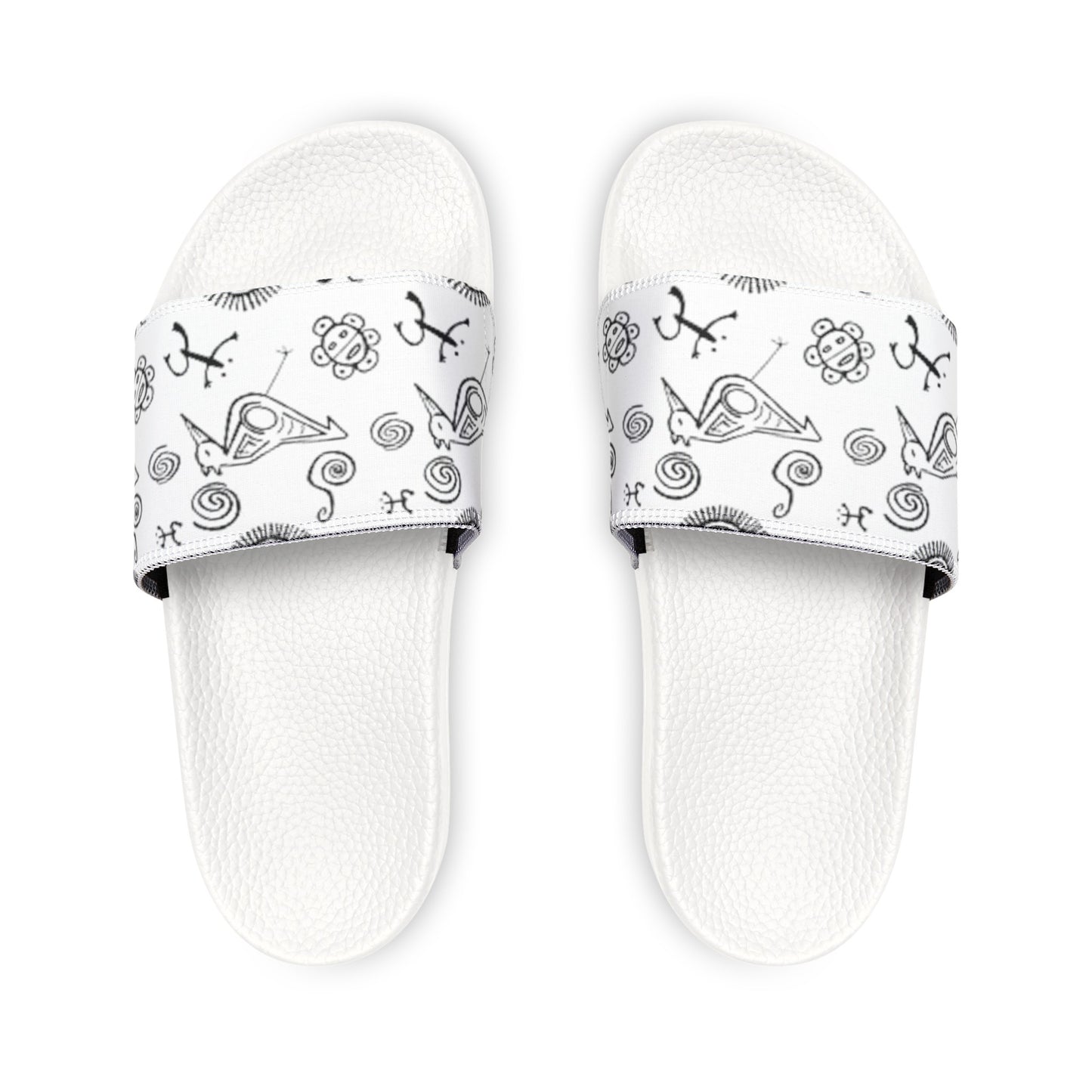 Taino Symbols 3, Men's PU Slide Sandals