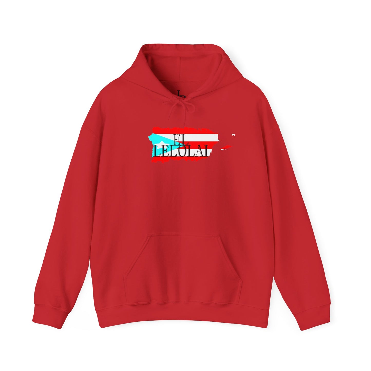 EL LELOLAI PR MAP Unisex Hoodie, Cozy Sweatshirt, Casual Wear, Gifts for Adventures, Pride Apparel, Comfortable Streetwear