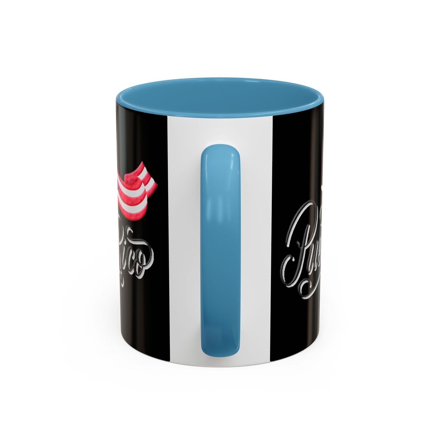 Puerto Rico, Colorful Accent Mugs, 11oz