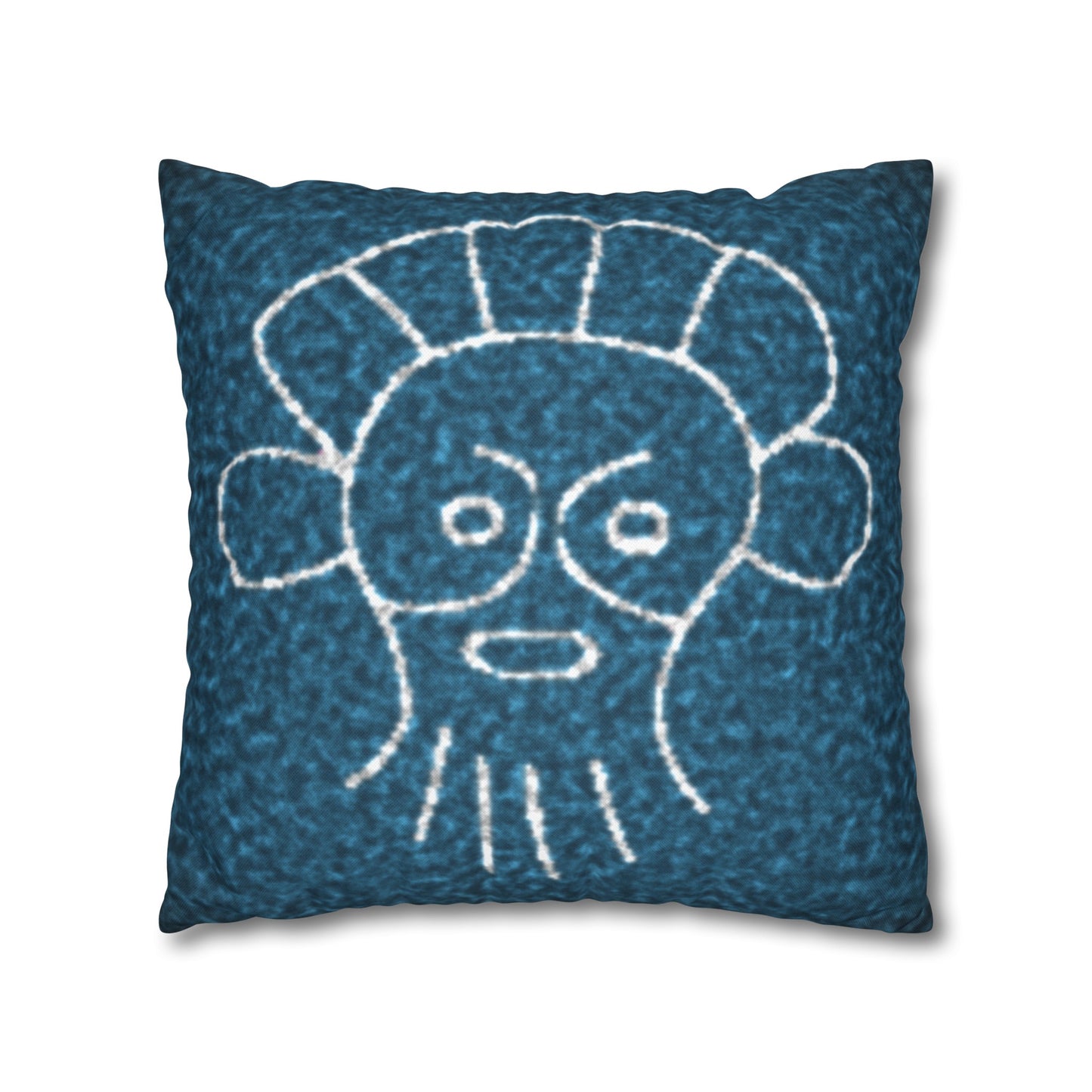 Taino Symbols 2 pillow cover, Spun Polyester Square Pillowcase