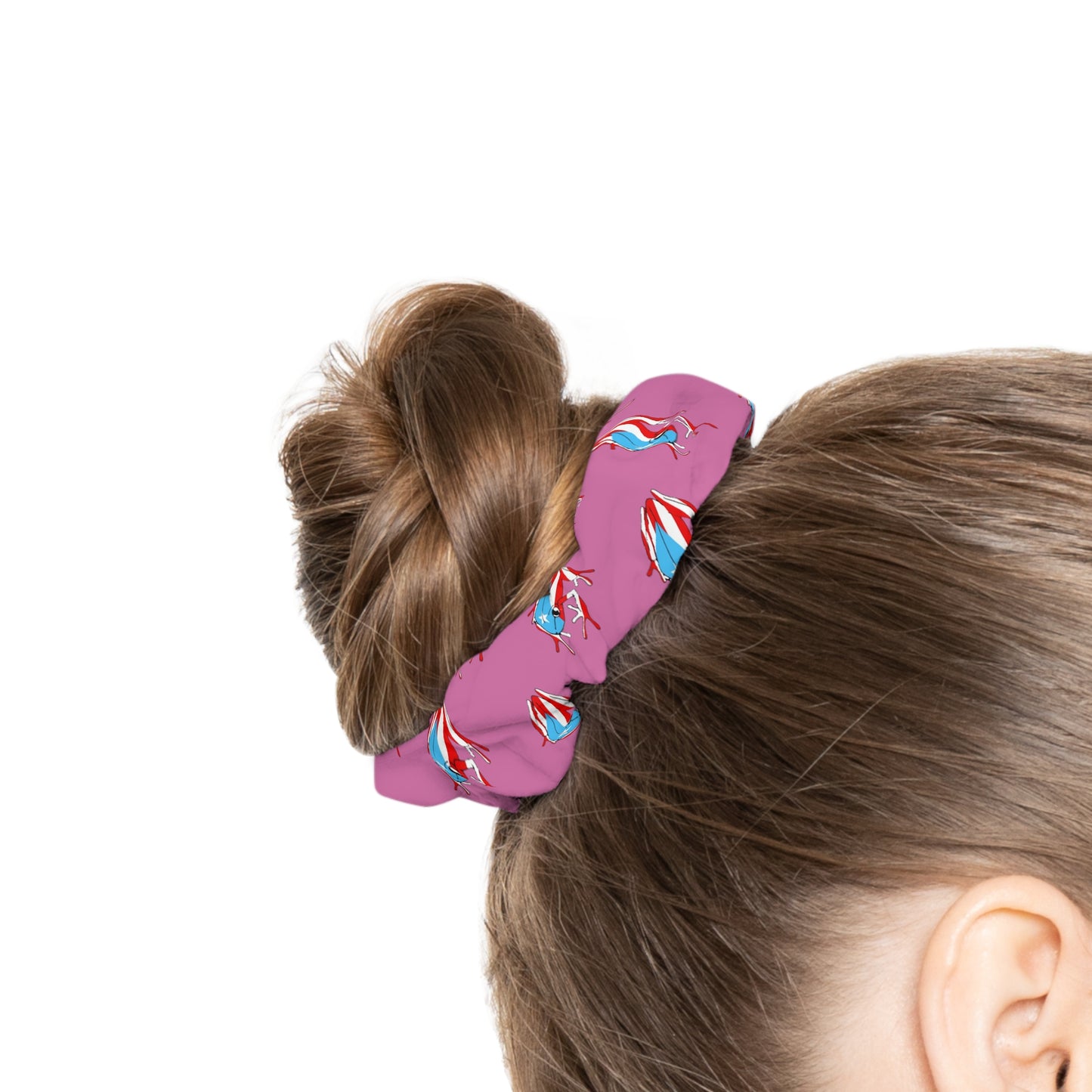 Original PR Flag Pink, Scrunchie
