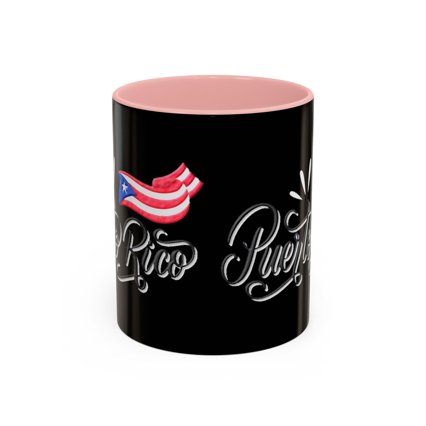 Puerto Rico, Colorful Accent Mugs, 11oz