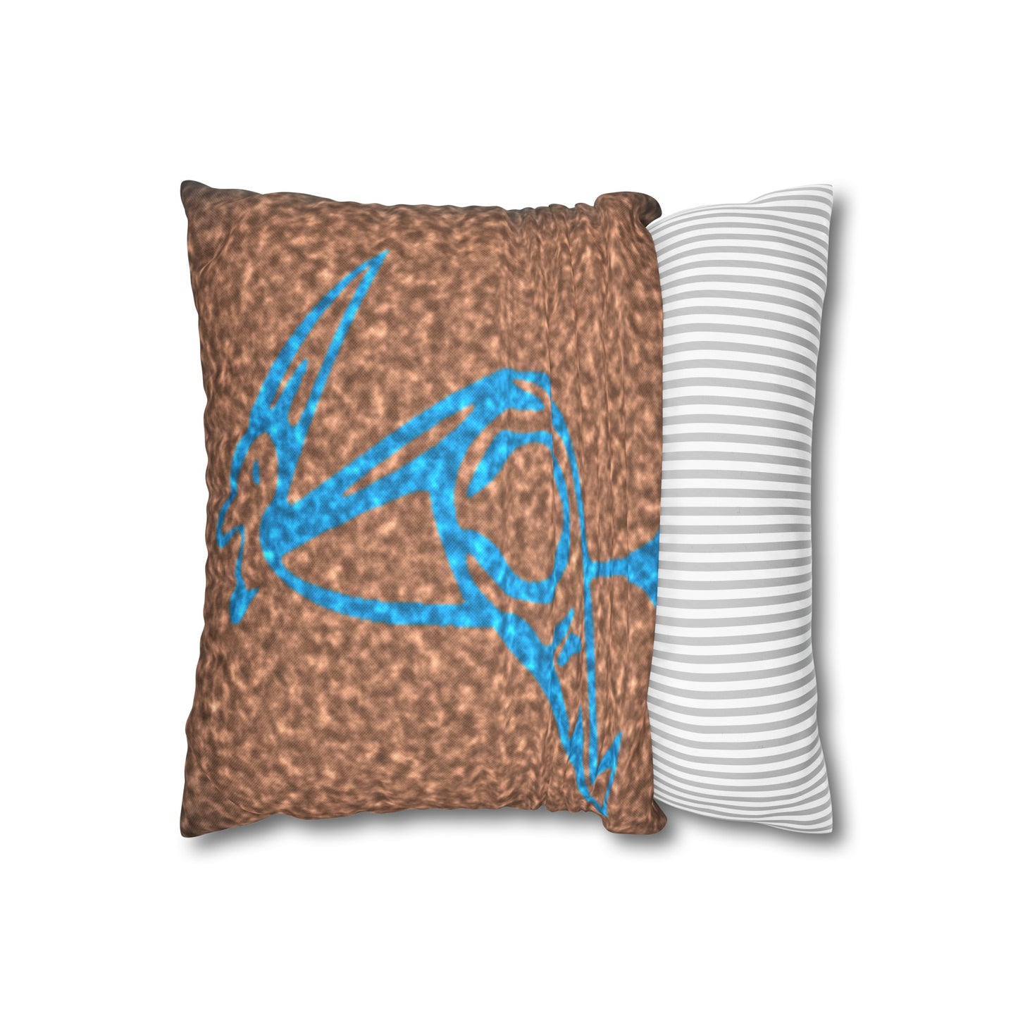 Taino Symbols 2 pillow cover, Spun Polyester Square Pillowcase