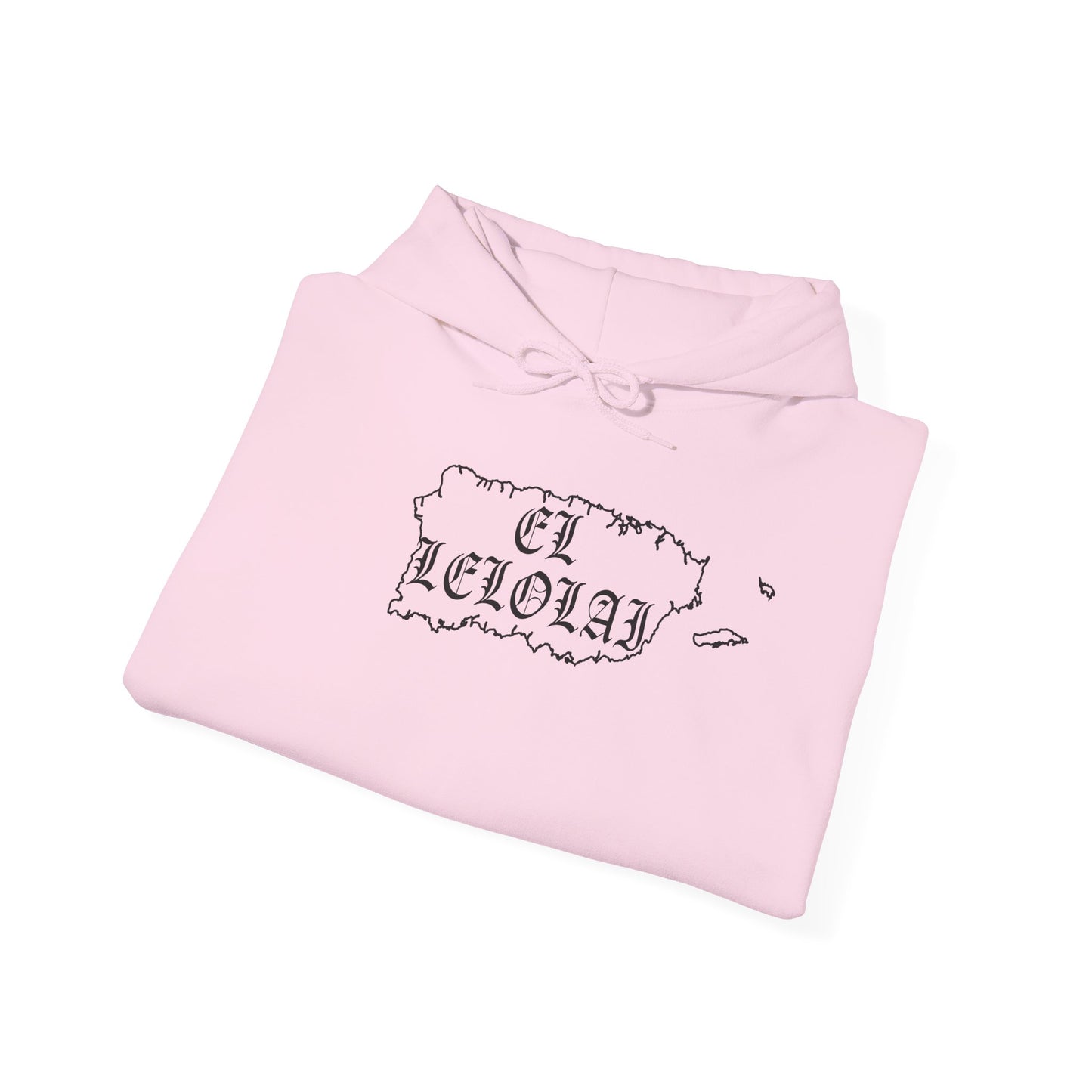 EL LELOLAI PR SILOUETTE MAP Unisex Hoodie, Cozy Sweatshirt, Casual Wear, Gifts for Adventures, Pride Apparel, Comfortable Streetwear
