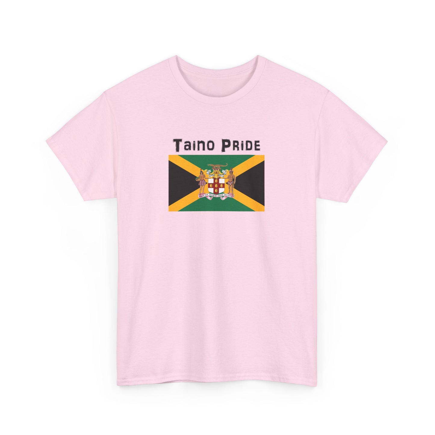 Jamaican Flag Taino Pride, Unisex Heavy Cotton Tee
