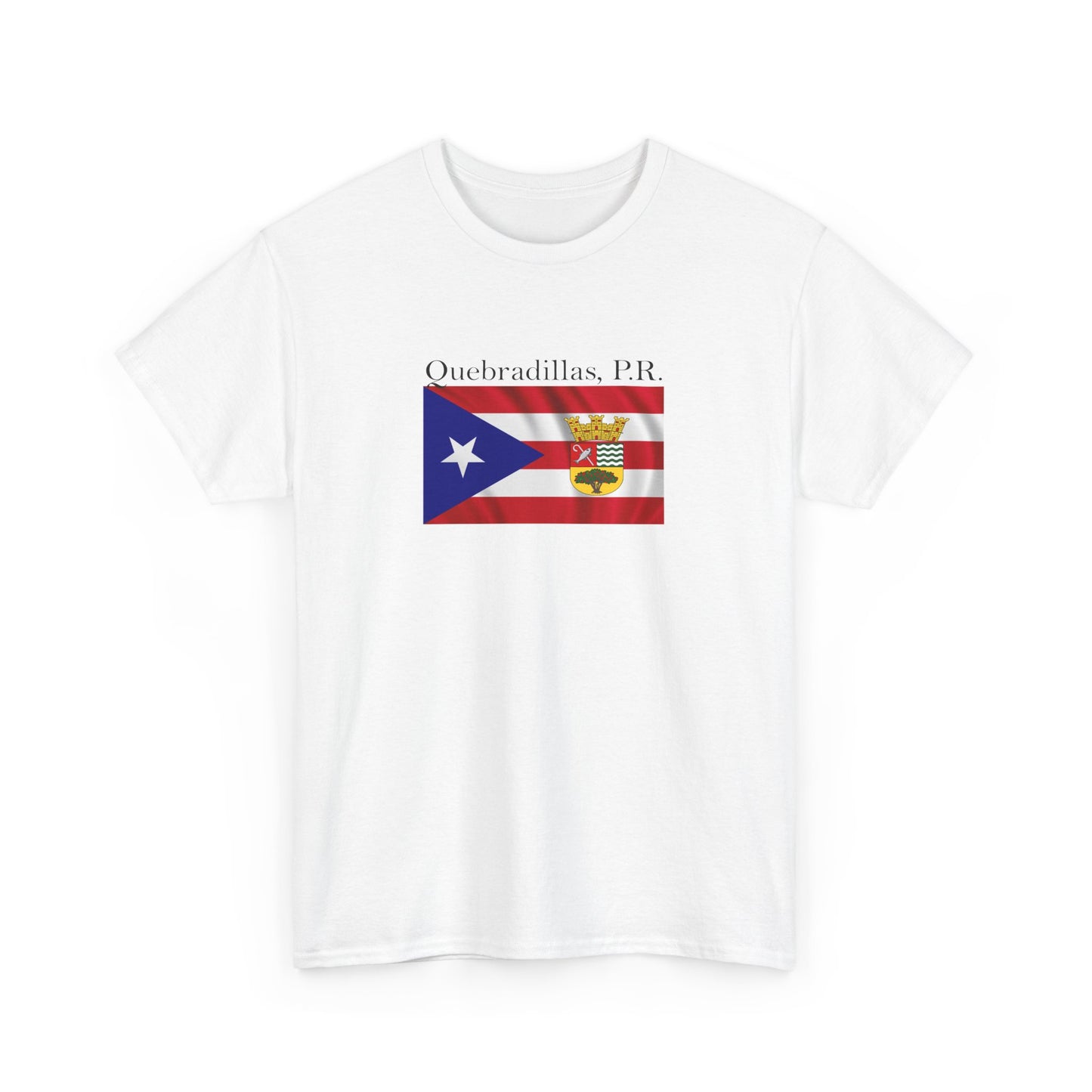 Quebradillas, P.R., Unisex Heavy Cotton Tee