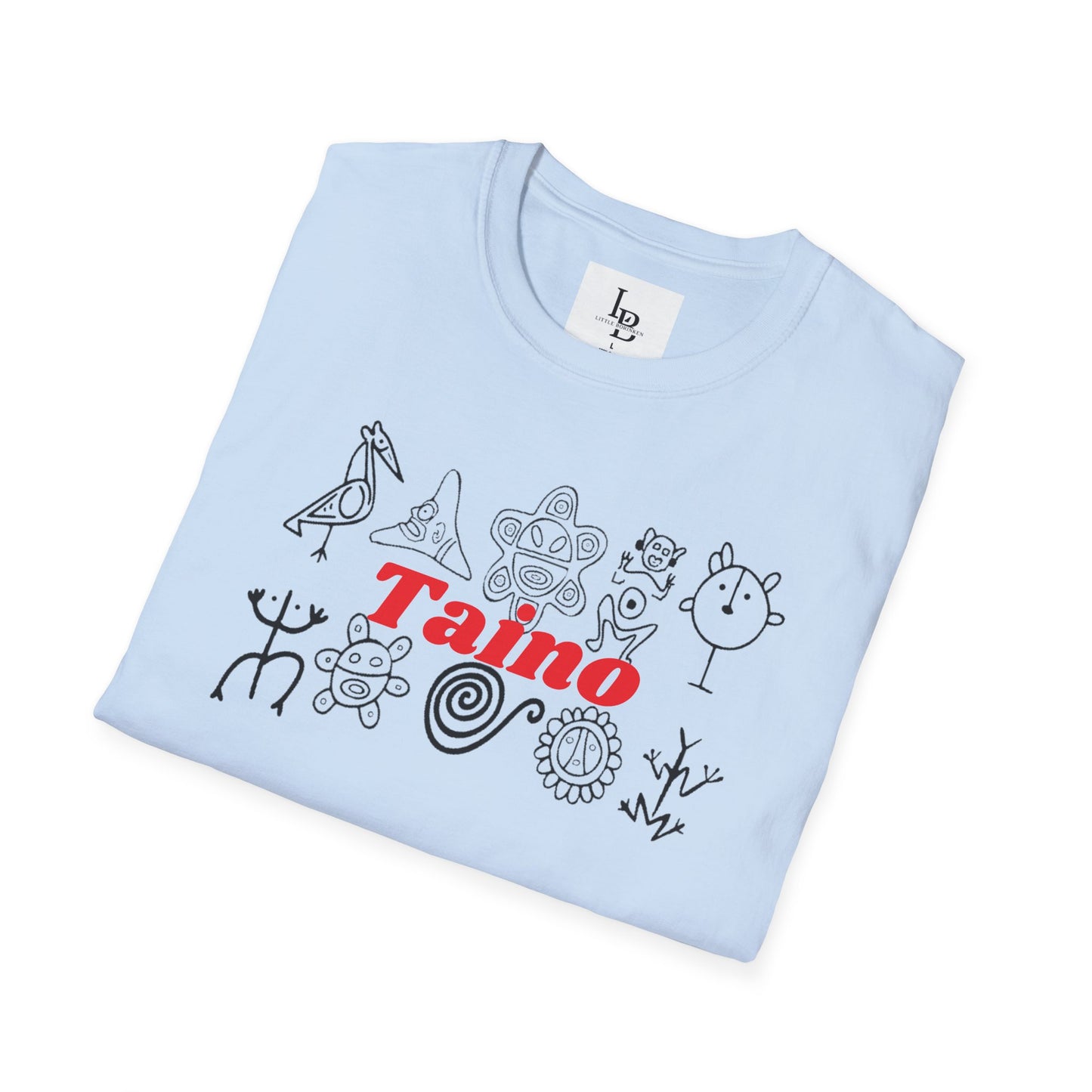 Taino Symbols 5, Unisex Softstyle T-Shirt