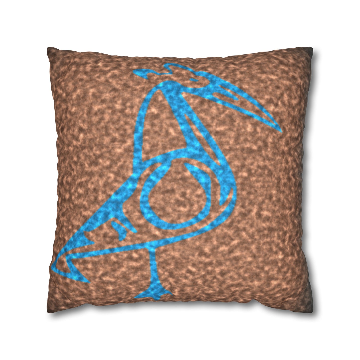 Taino Symbols 2 pillow cover, Spun Polyester Square Pillowcase
