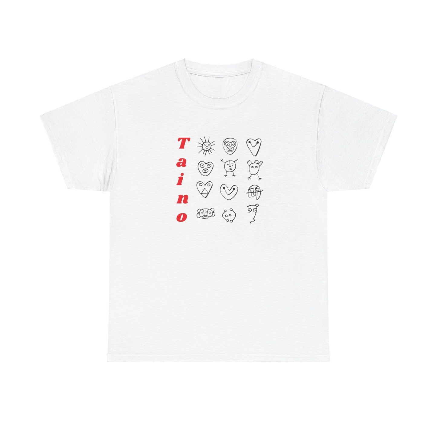 Taino Symbols, Unisex Heavy Cotton Tee