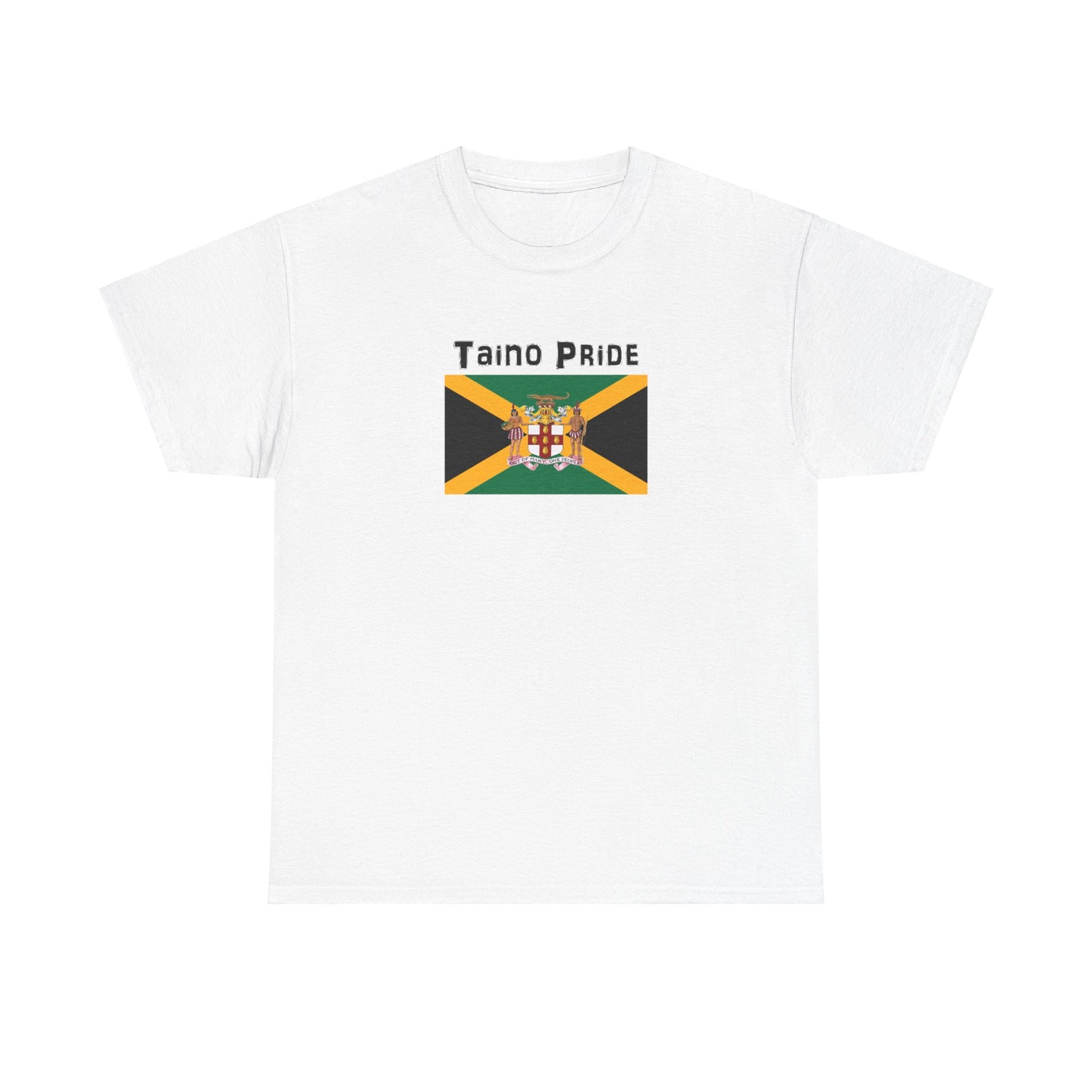 Jamaican Flag Taino Pride, Unisex Heavy Cotton Tee