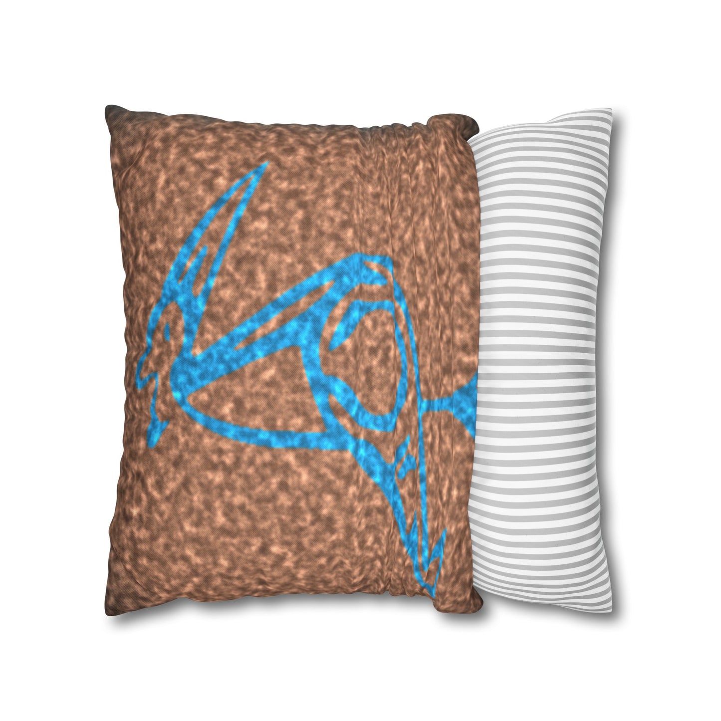 Taino Symbols 2 pillow cover, Spun Polyester Square Pillowcase