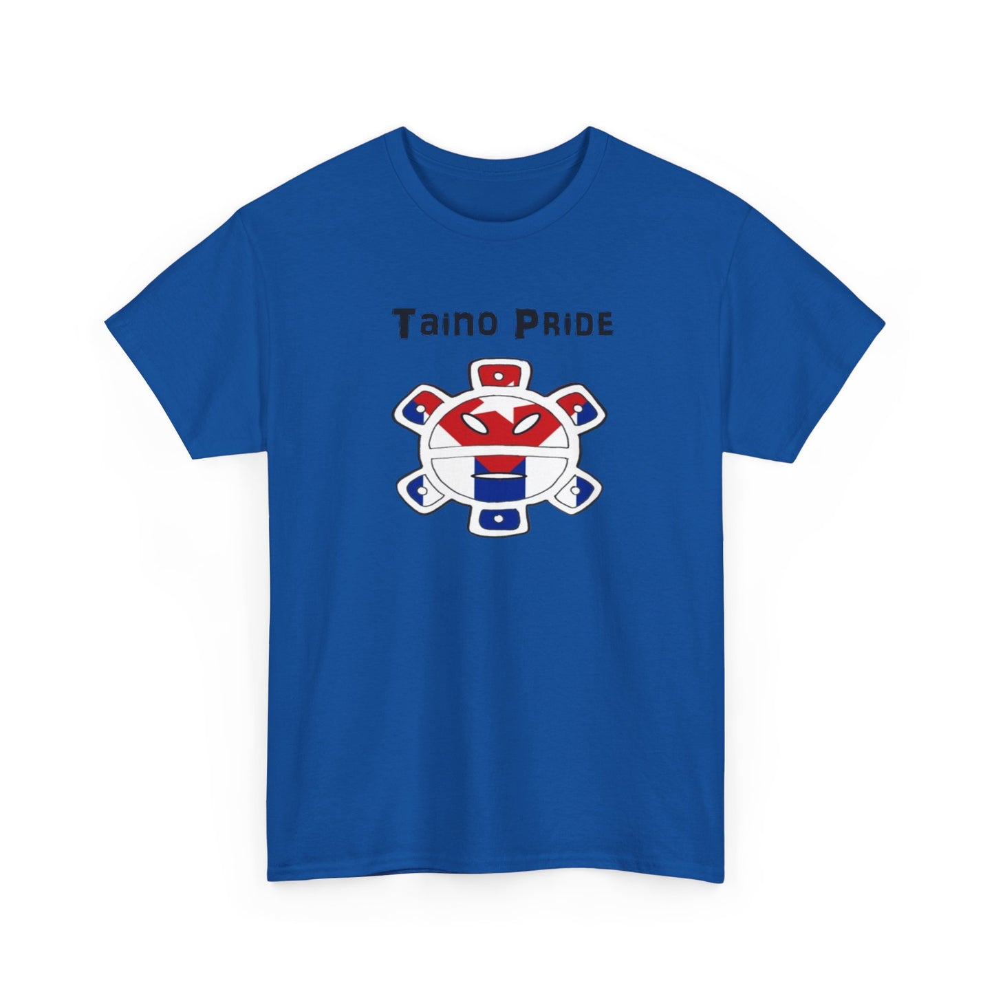 Cuban Flag Taino Pride, Unisex Heavy Cotton Tee