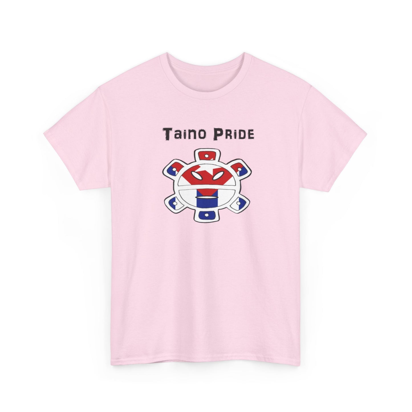 Cuban Flag Taino Pride, Unisex Heavy Cotton Tee