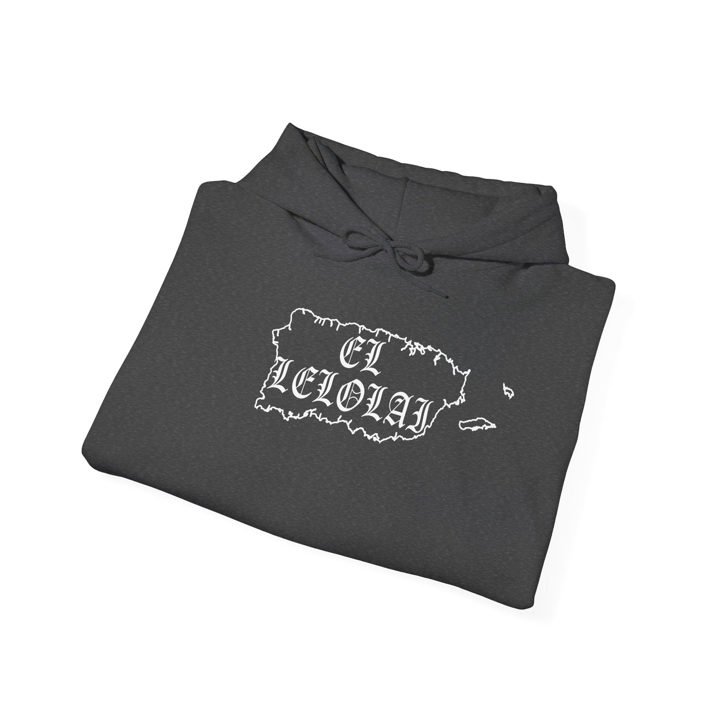EL LELOLAI PR SILOUETTE MAP Unisex Hoodie, Cozy Sweatshirt, Casual Wear, Gifts for Adventures, Pride Apparel, Comfortable Streetwear