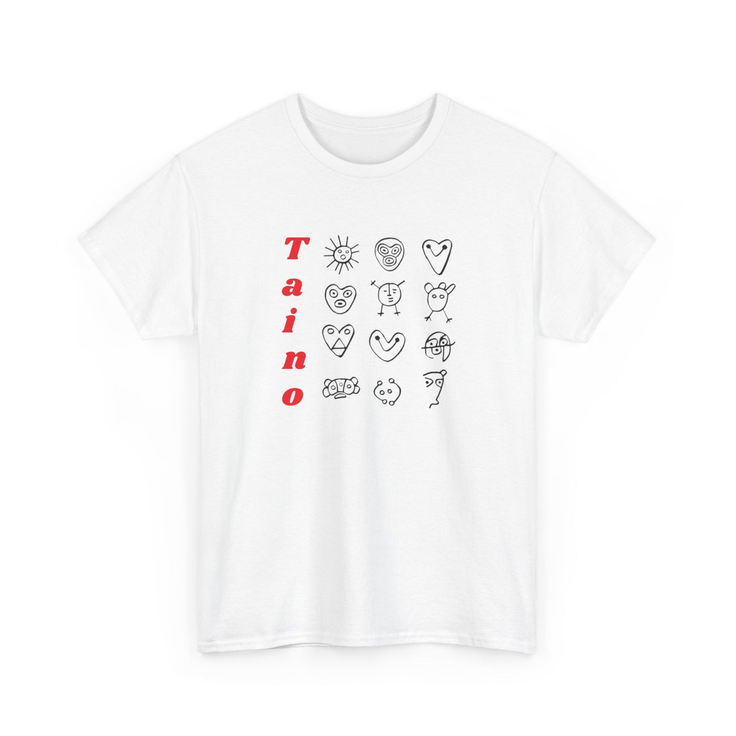 Taino Symbols, Unisex Heavy Cotton Tee