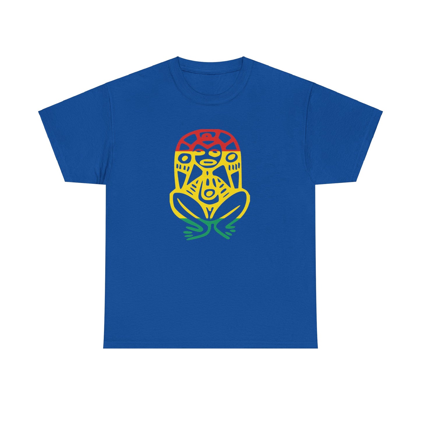 Atabey red, yellow and green, Unisex Heavy Cotton Tee