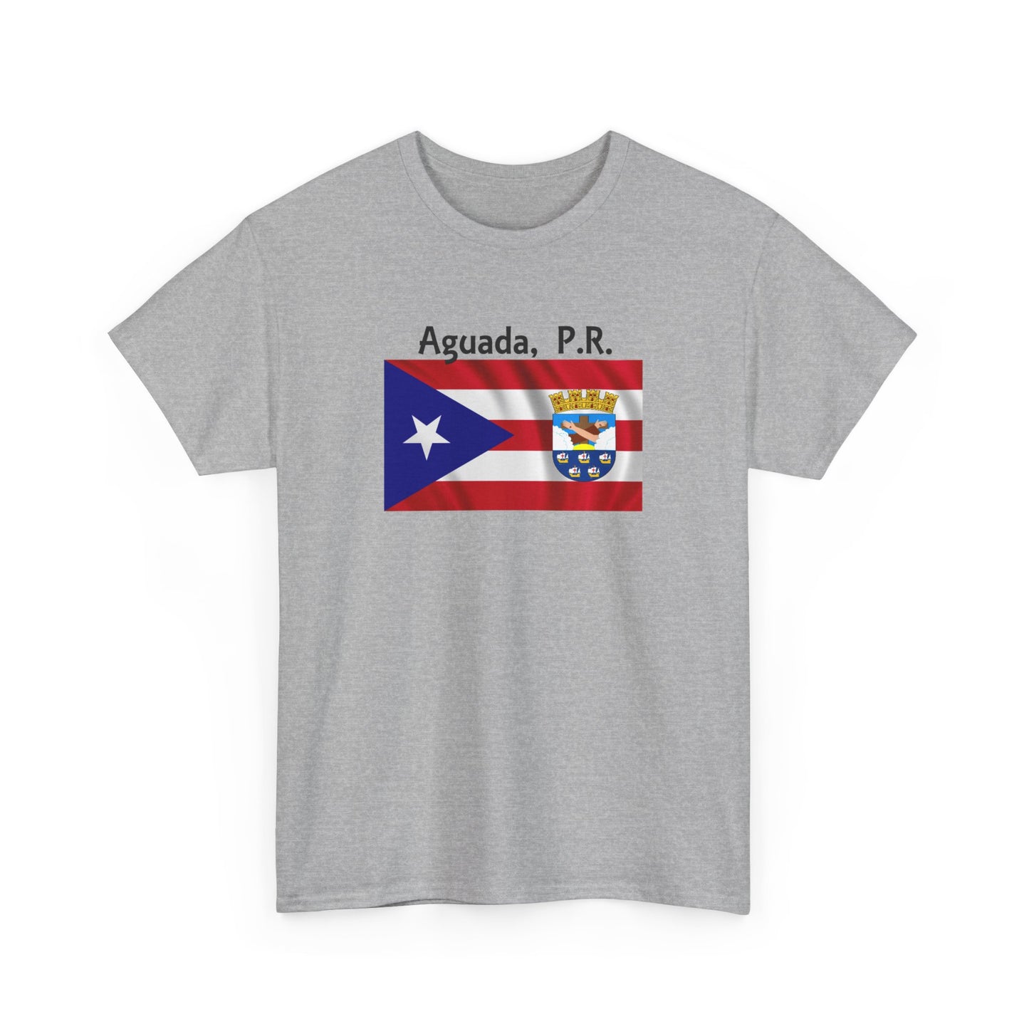 Aguada, Puerto Rico, Unisex Heavy Cotton Tee