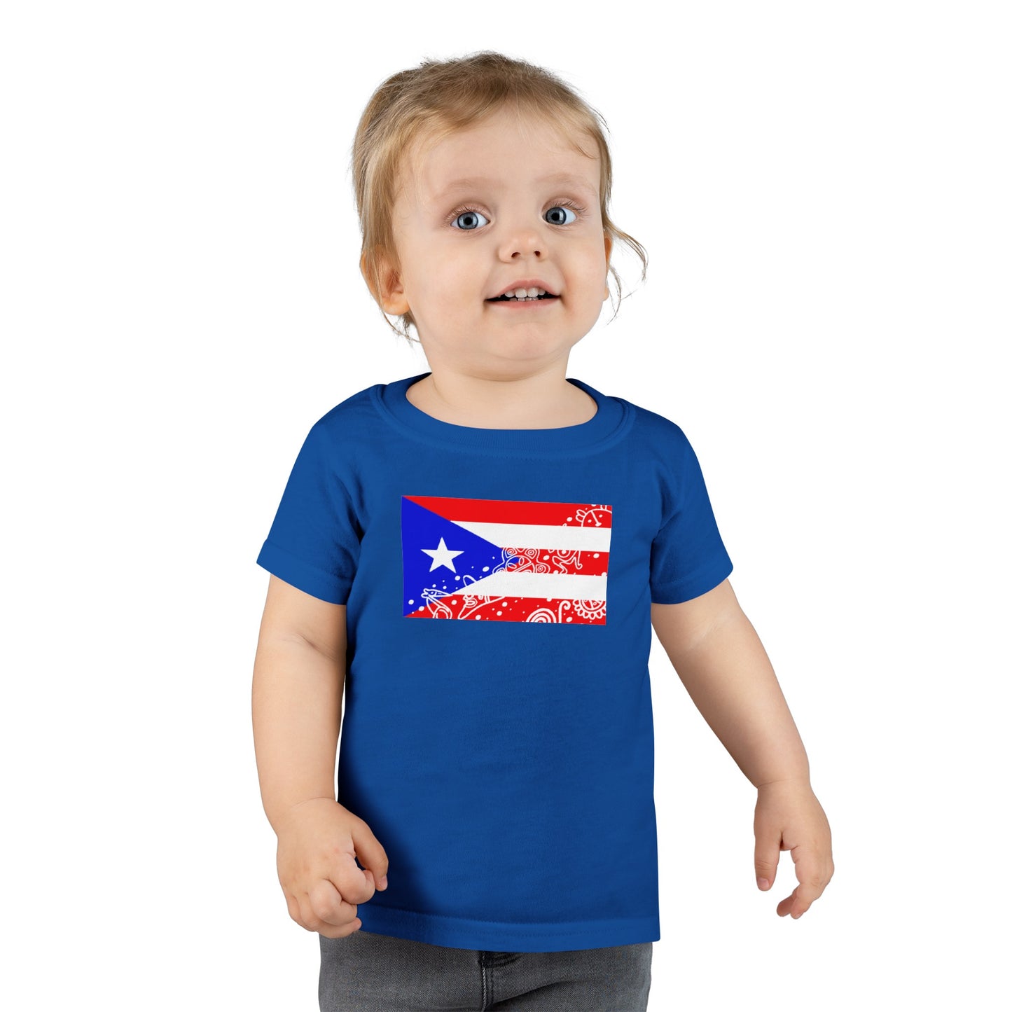Puerto Rican Flag w/Taino Symbols, Toddler T-shirt