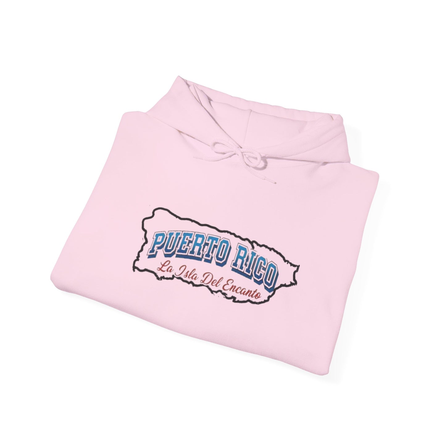 PR La Isla Del Encanto Unisex Hoodie, Cozy Sweatshirt, Casual Wear, Gifts for Adventures, Pride Apparel, Comfortable Streetwear