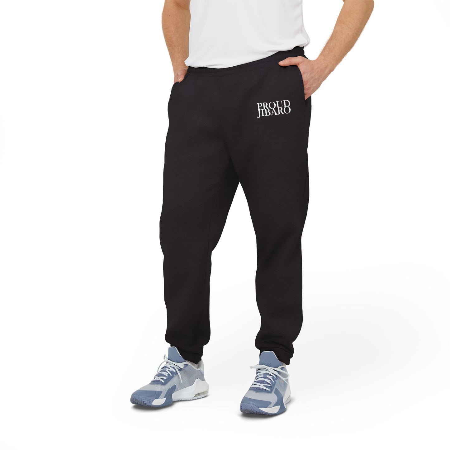 PROUD JIBARO, Cozy Unisex Fleece Joggers - Ideal for Athleisure, Workout, Loungewear, Travel, Gifts for Him/Her