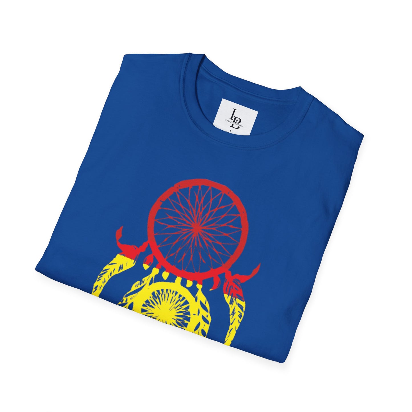 Dream Catcher - Taino Flag colors, Unisex Softstyle T-Shirt