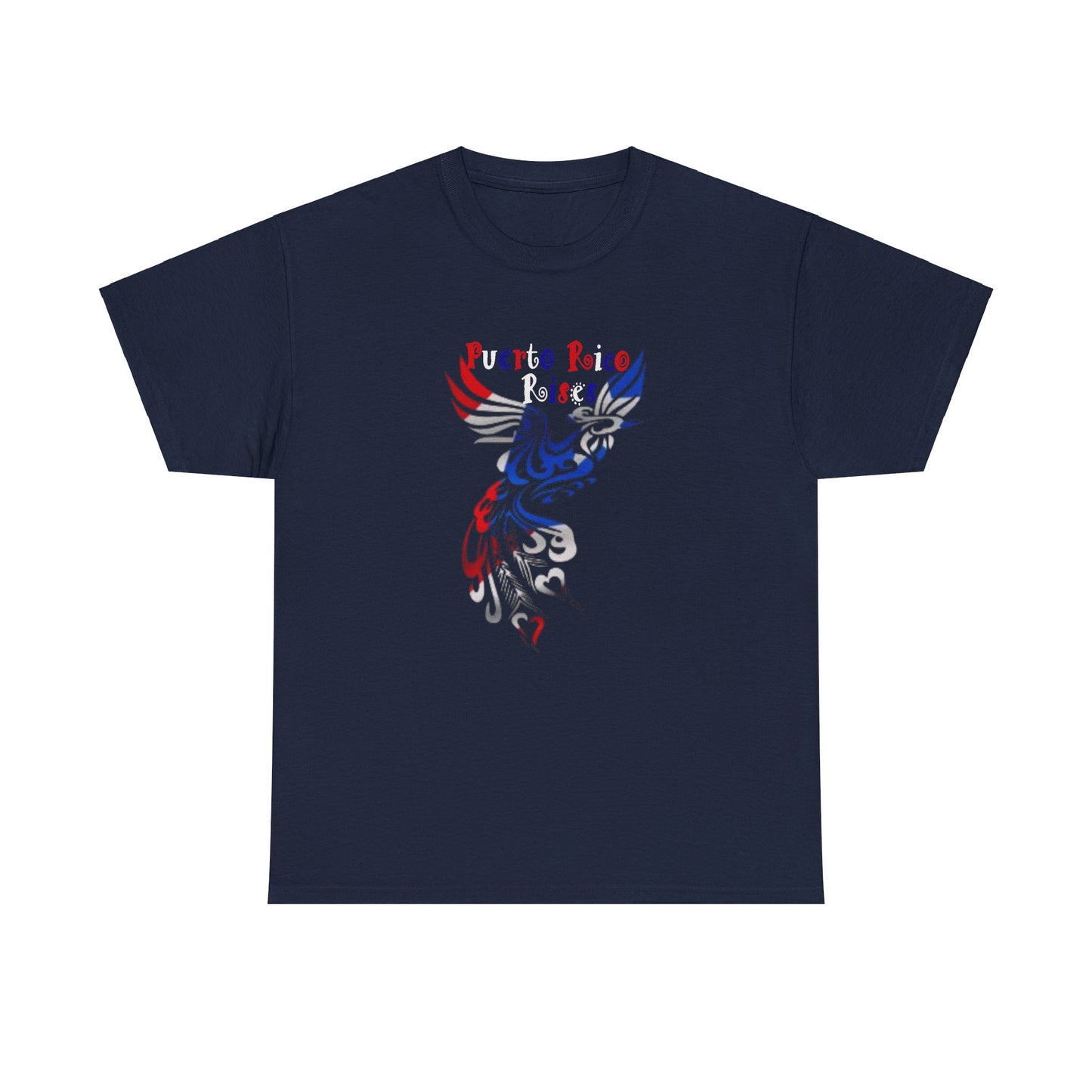 Puerto Rico Rises Phoenix, Unisex Heavy Cotton Tee