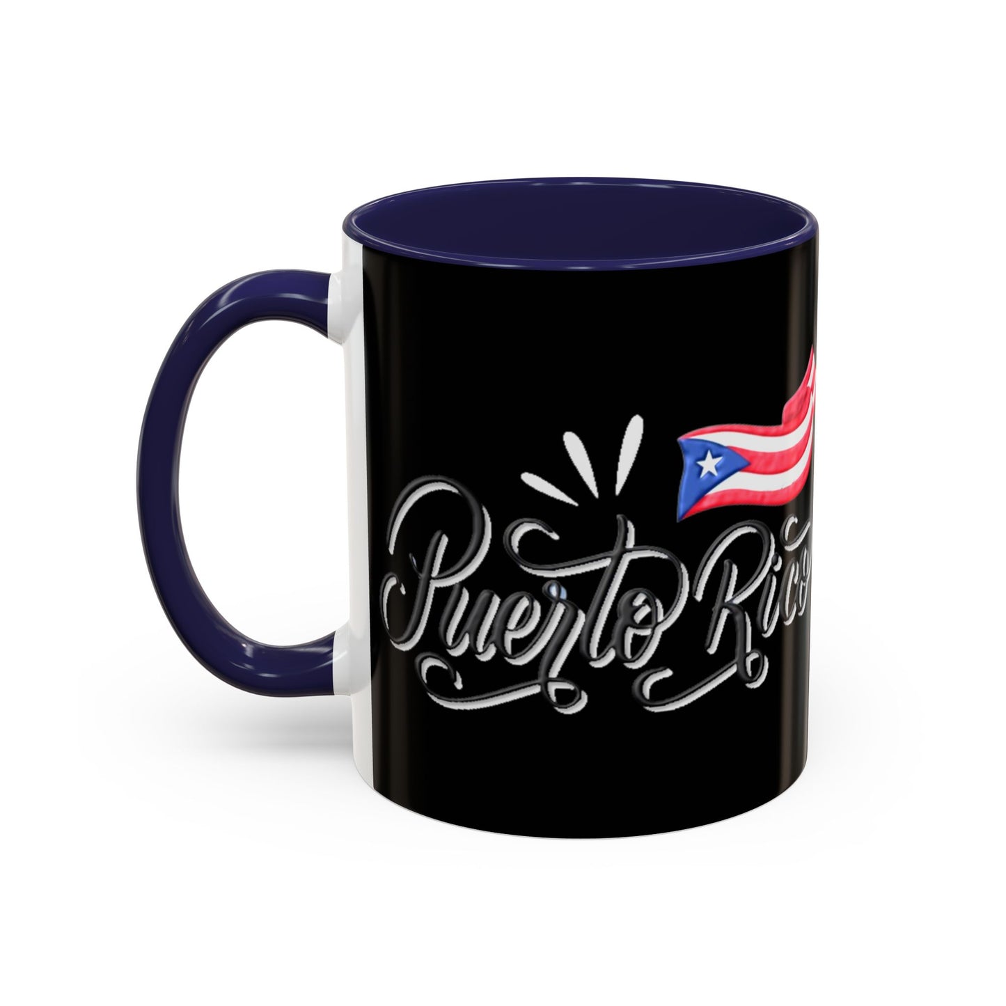 Puerto Rico, Colorful Accent Mugs, 11oz