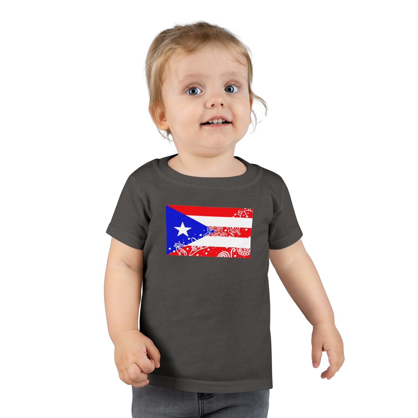 Puerto Rican Flag w/Taino Symbols, Toddler T-shirt
