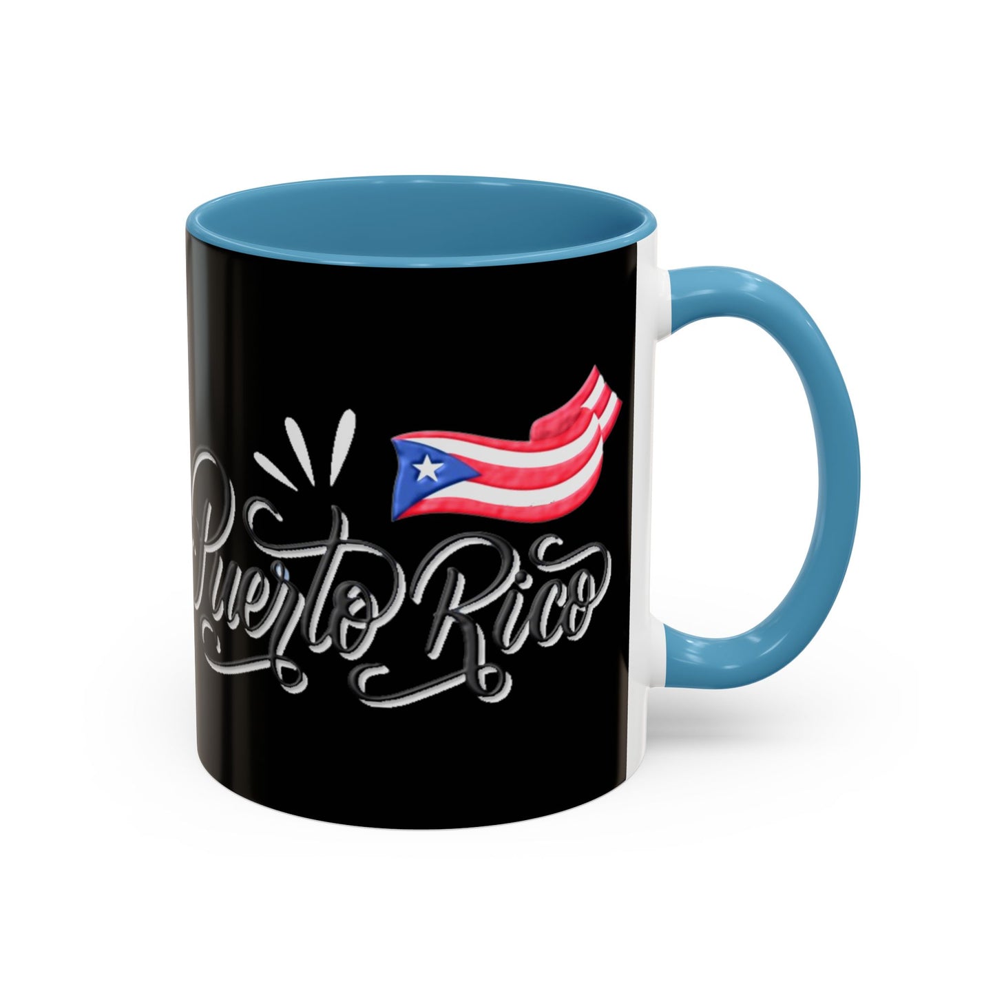 Puerto Rico, Colorful Accent Mugs, 11oz