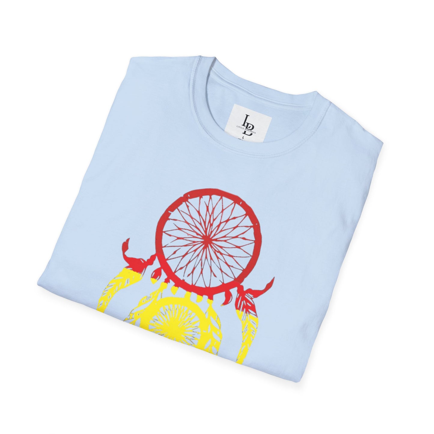 Dream Catcher - Taino Flag colors, Unisex Softstyle T-Shirt