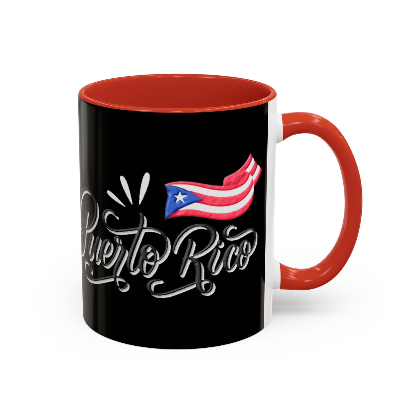 Puerto Rico, Colorful Accent Mugs, 11oz