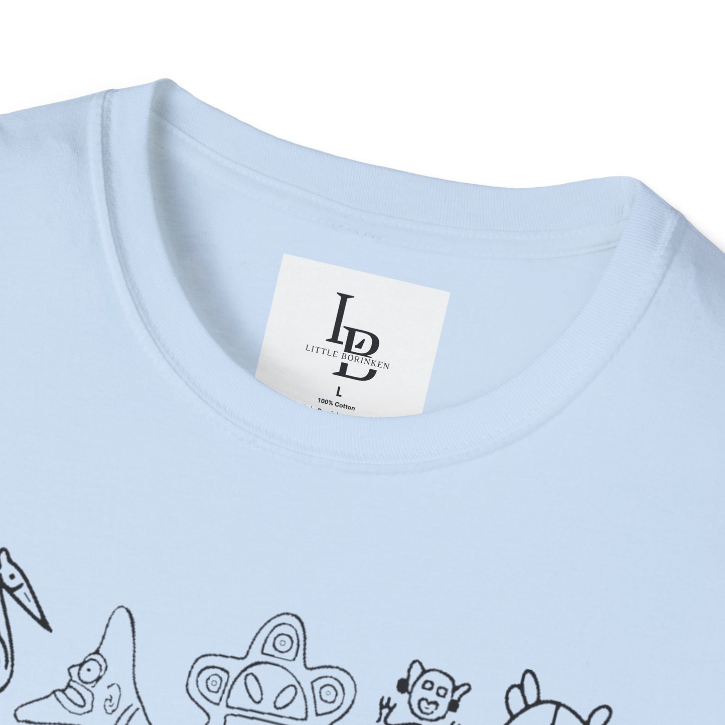 Taino Symbols 5, Unisex Softstyle T-Shirt
