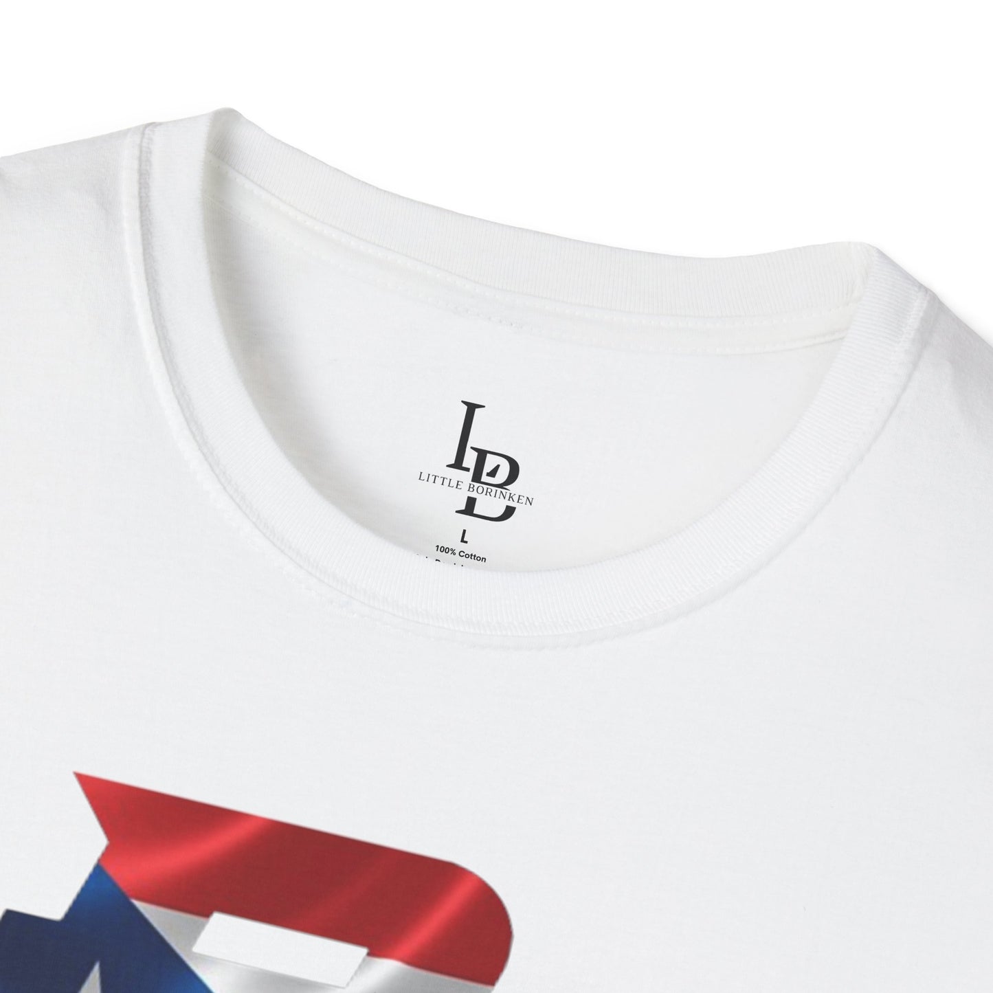 PR Flag interior, Unisex Softstyle T-Shirt