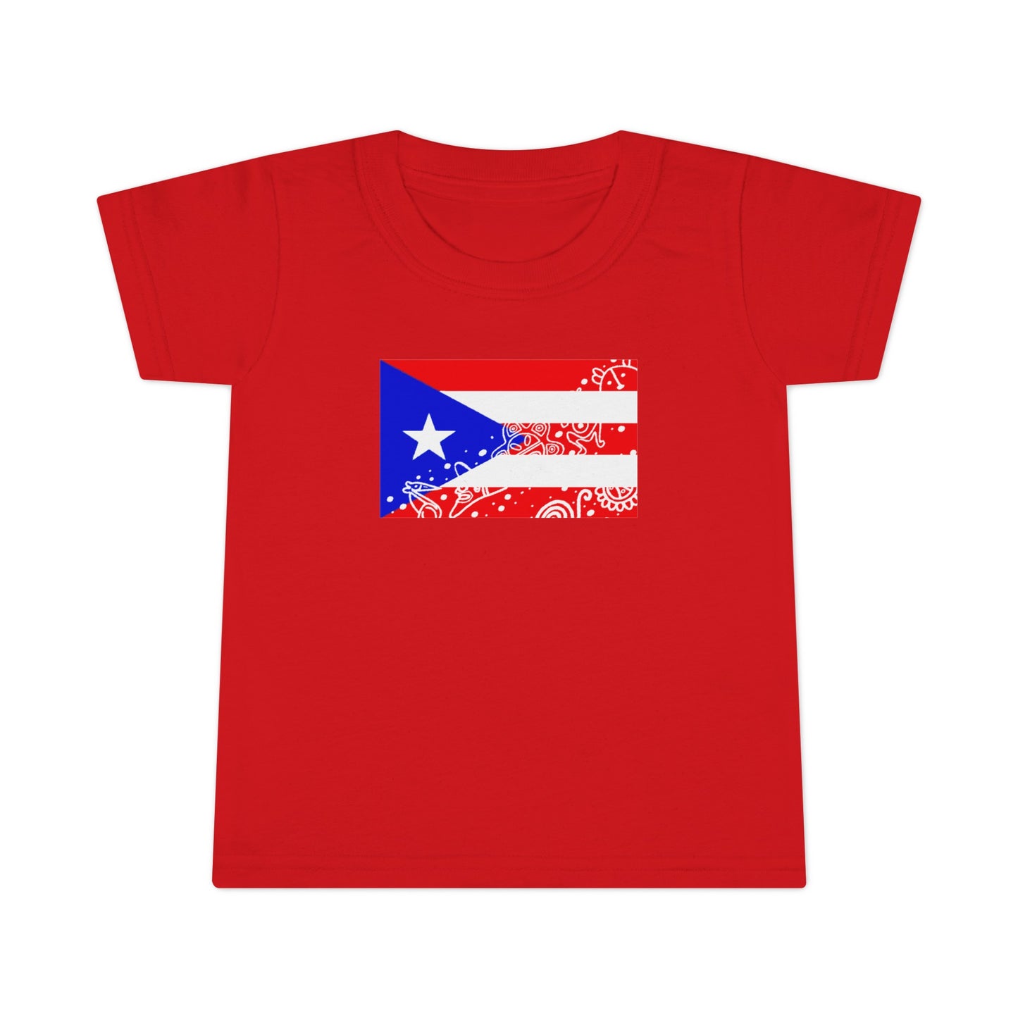Puerto Rican Flag w/Taino Symbols, Toddler T-shirt