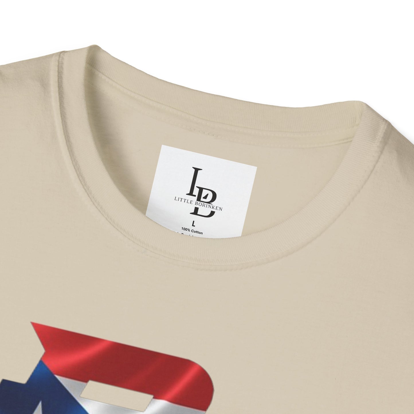 PR Flag interior, Unisex Softstyle T-Shirt