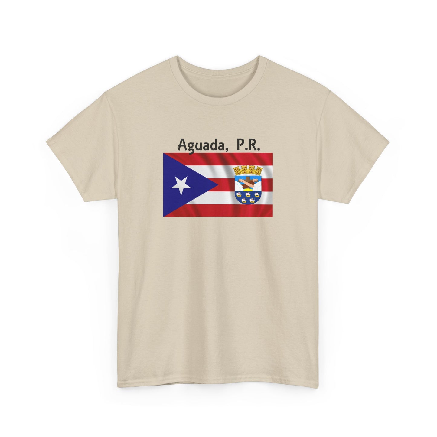 Aguada, Puerto Rico, Unisex Heavy Cotton Tee
