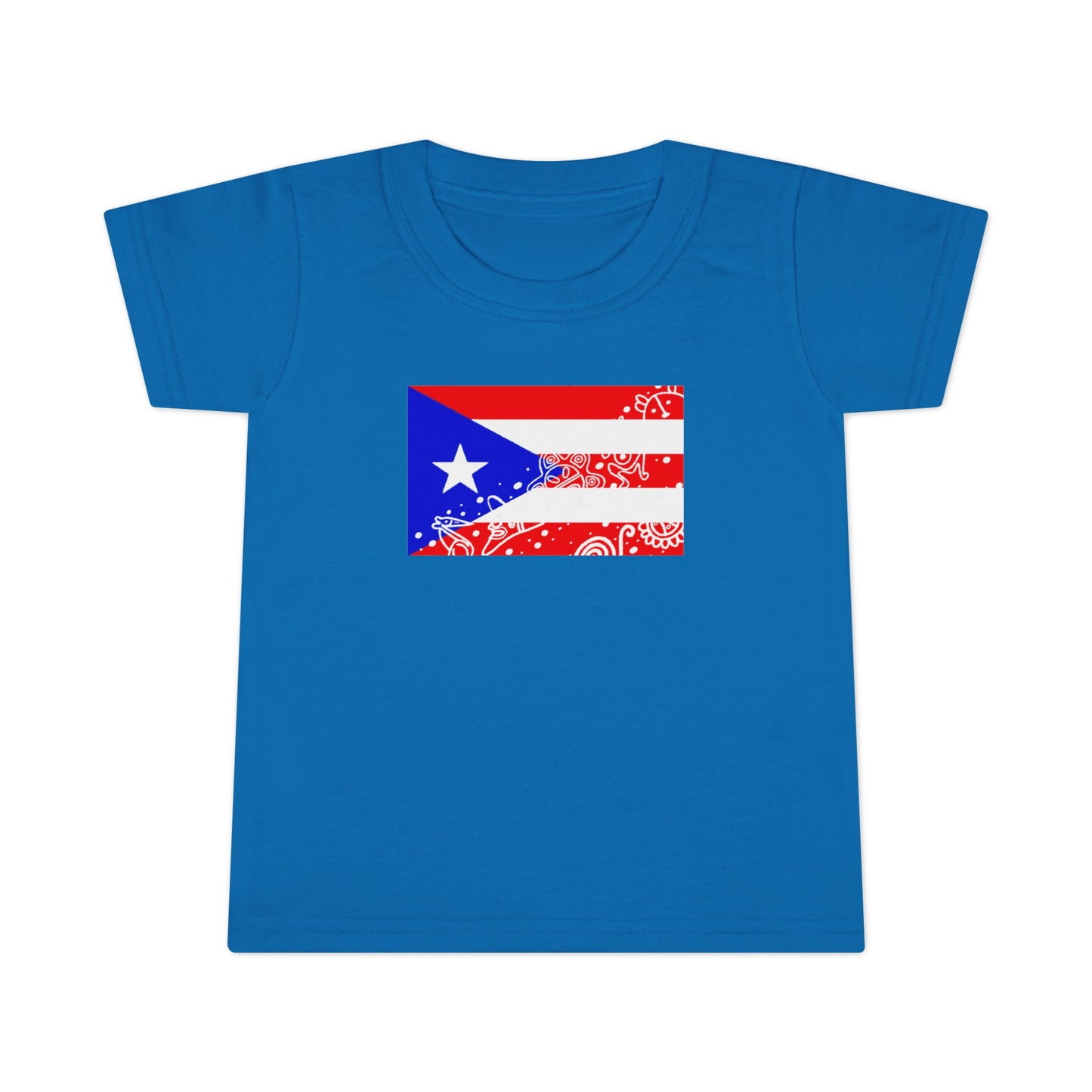 Puerto Rican Flag w/Taino Symbols, Toddler T-shirt